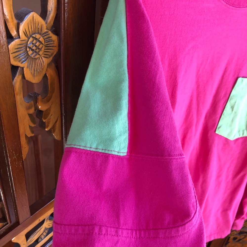 Pennant Color Block Pocket Front Sweatshirt - Picture 7 of 10